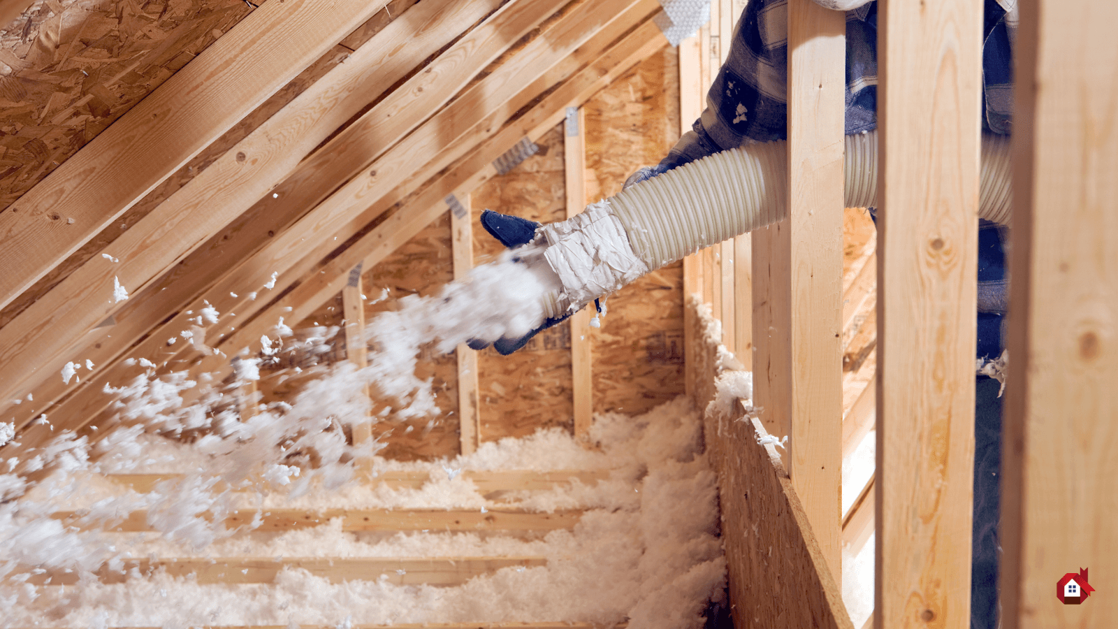 Spray foam attic insulation 
