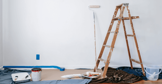 choosing a zero-VOC paint for interior work
