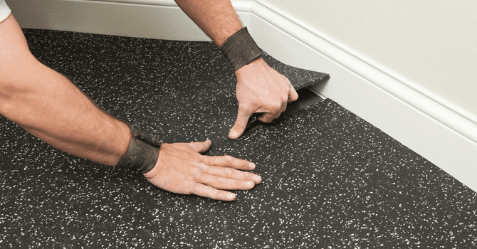 resilient flooring layer