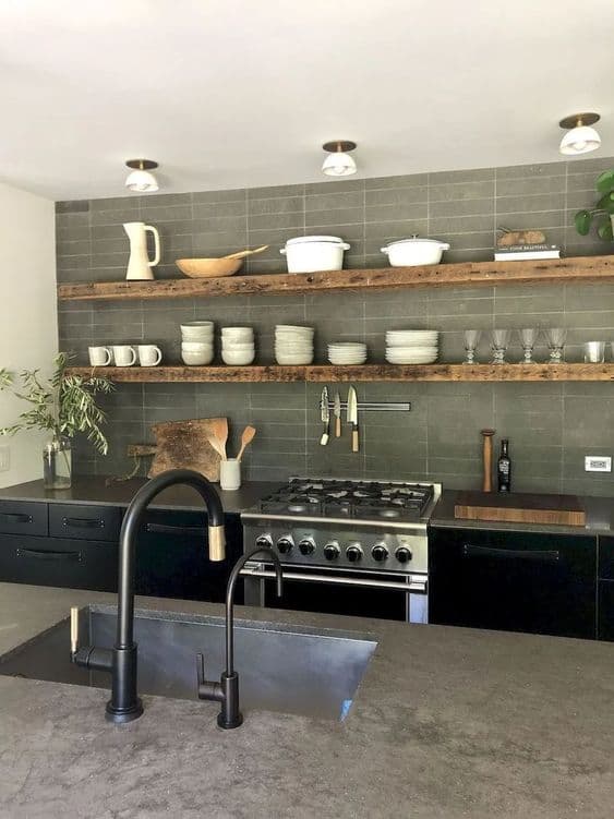 cuisine foncée_Pinterest