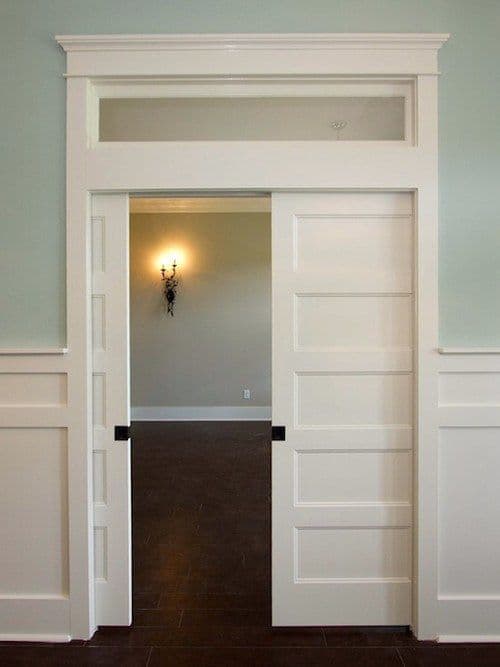 interior door with transom window