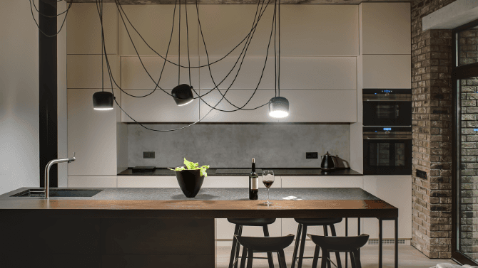 Concrete kitchen 