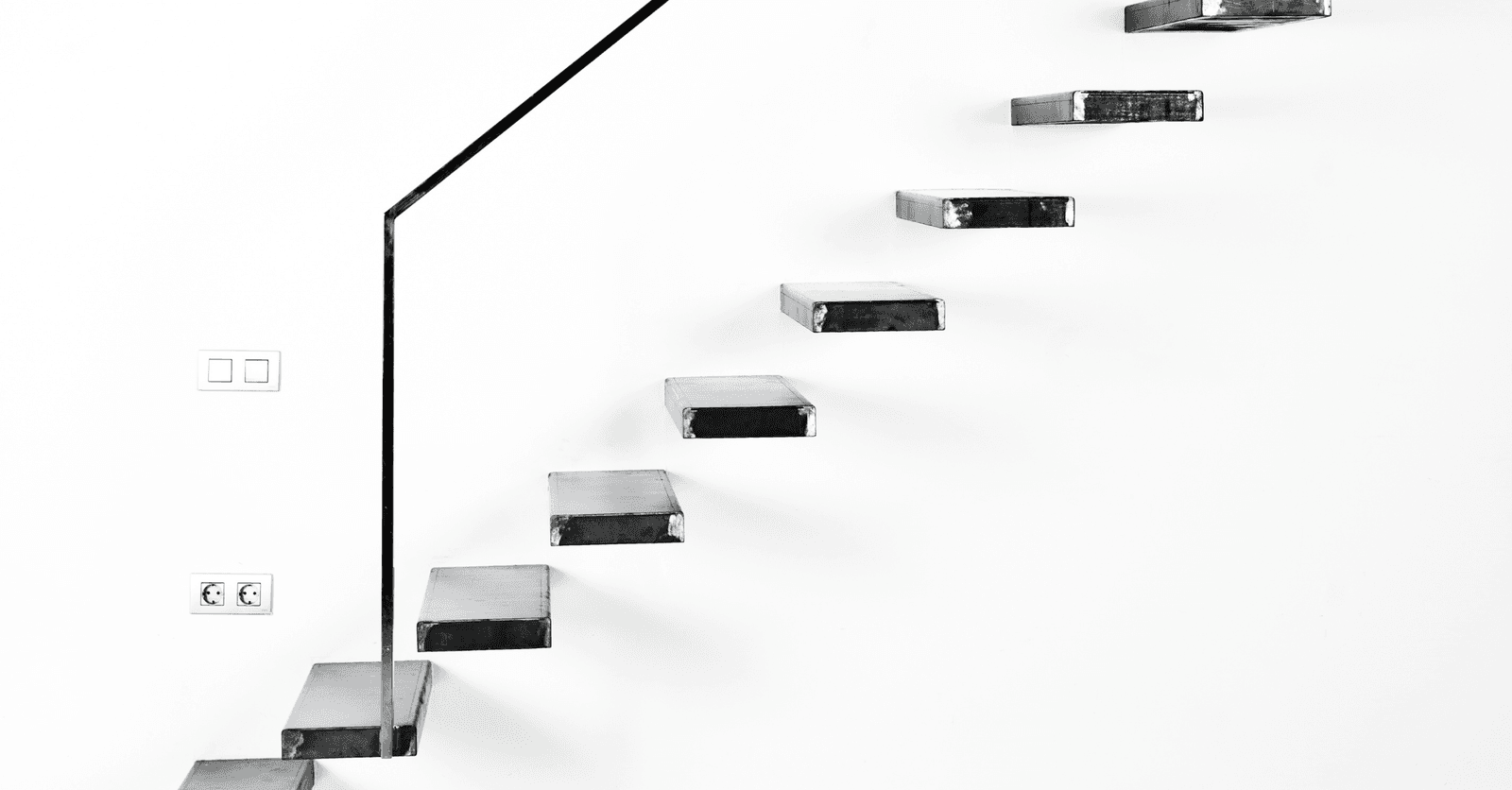 suspended or floating staircase
