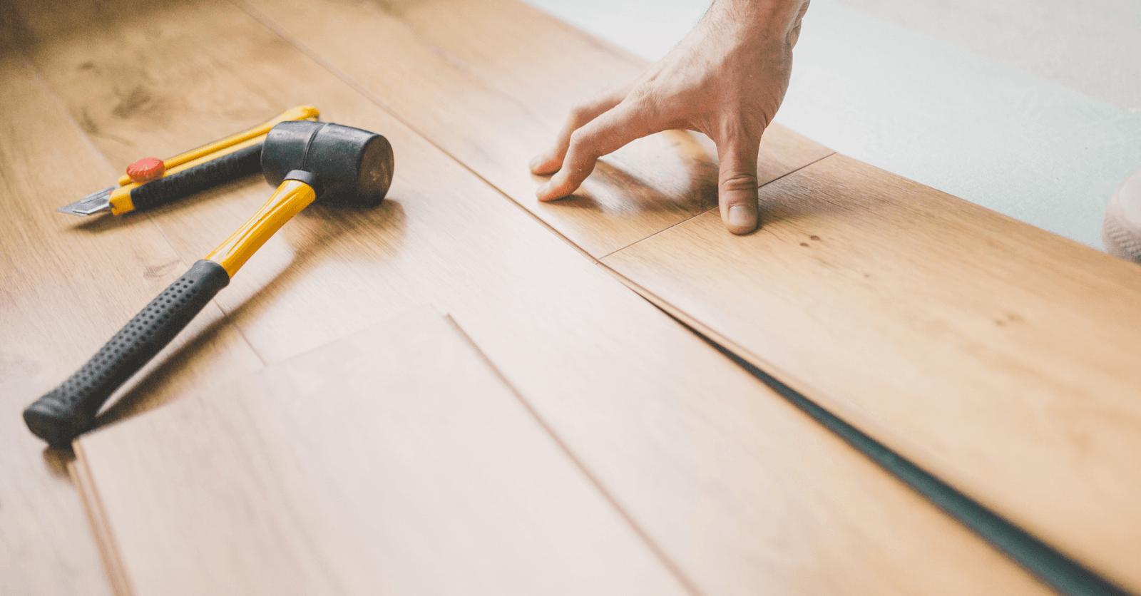 Floating floor installation