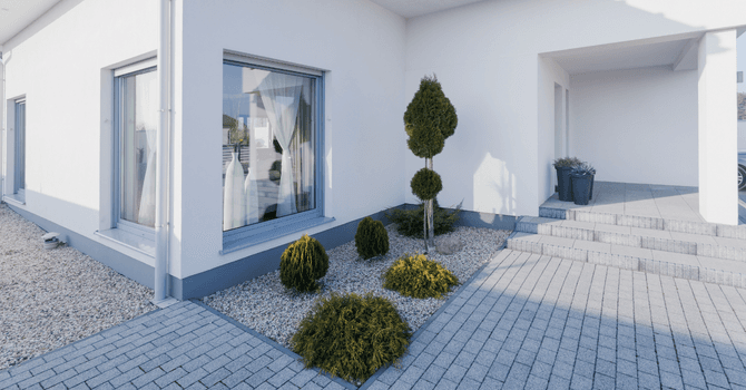 exterior modern concrete pavers