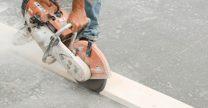 concrete sawing