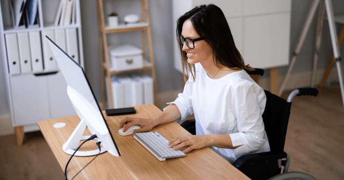 home for a person with reduced mobility