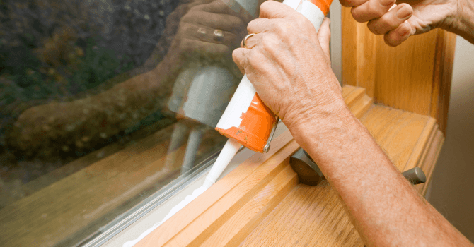 Portable air conditioner window seal