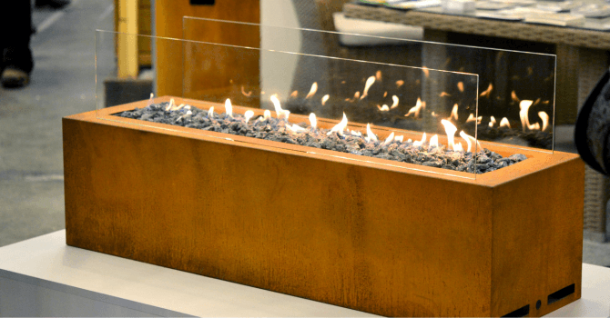 Ethanol fireplace