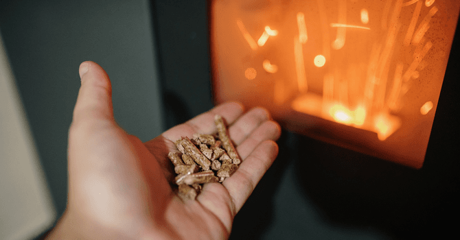 Biomass heating fuel (pellets)