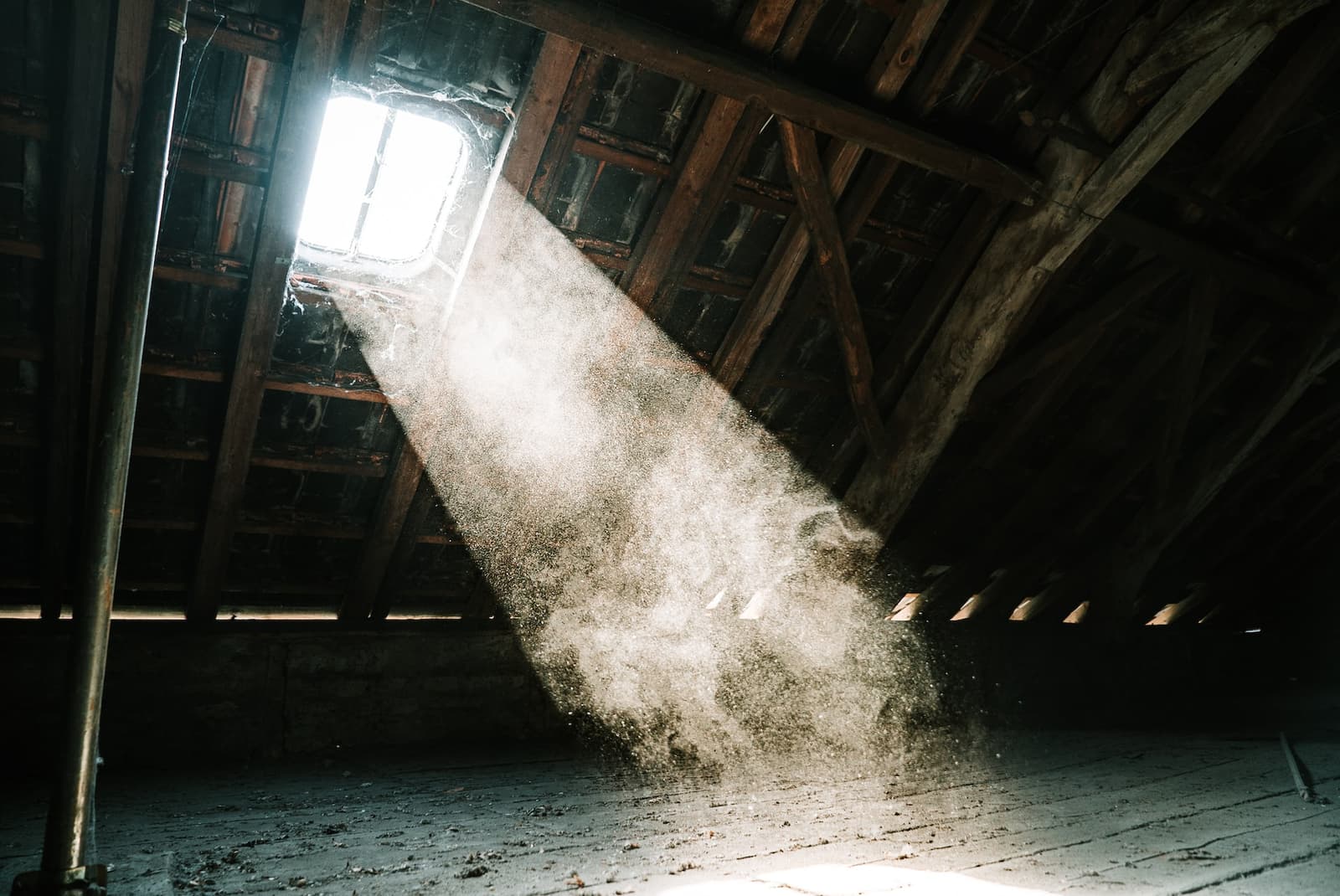 Inside attic