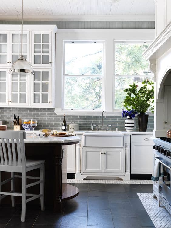 Kitchen ceramic floor