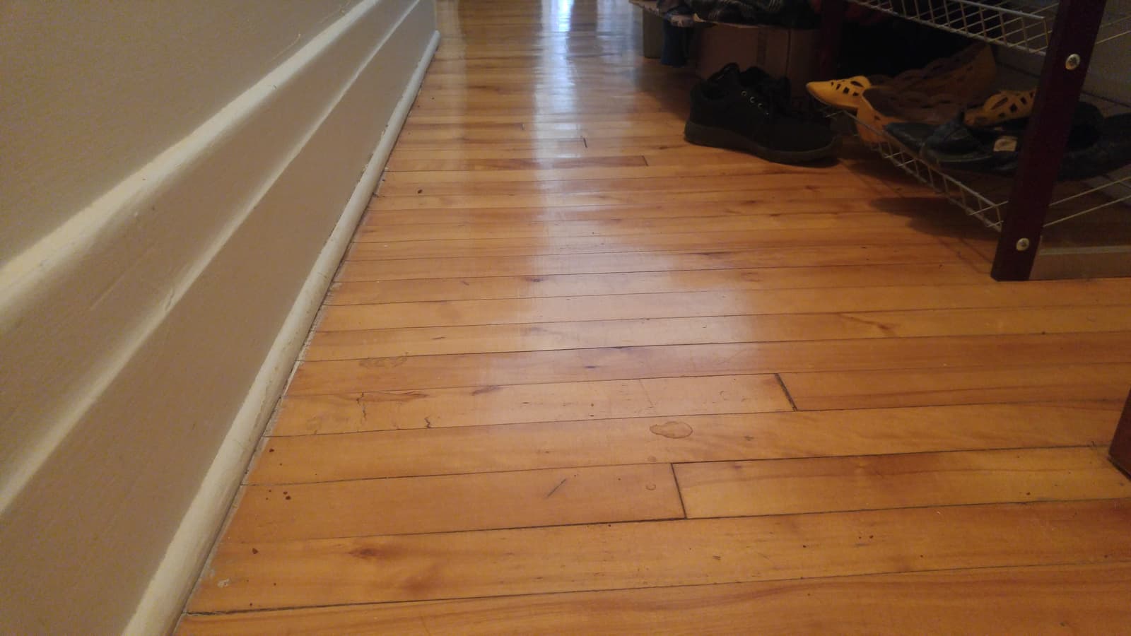 Damaged flooring