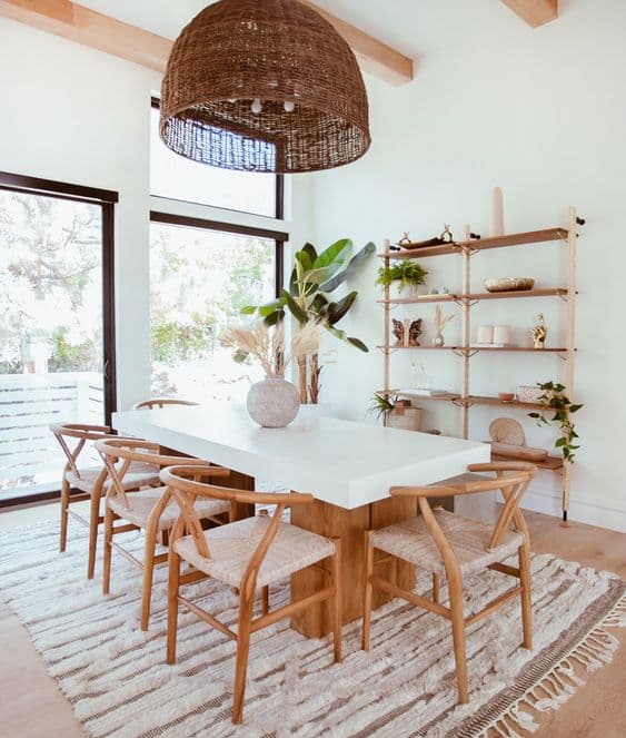 Salle à manger style décor beach house dining room