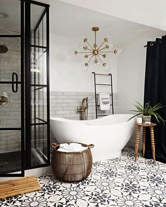 plancher fleuri_Soumission Rénovation_flowery bathroom floor