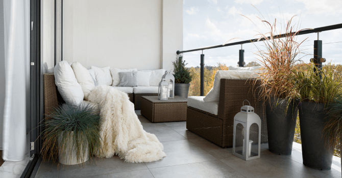 What is the difference between a patio, balcony and veranda?